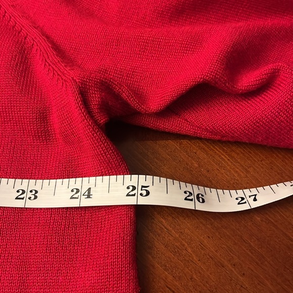 Tahari Tunic Sweater Red 3X - Picture 7 of 10